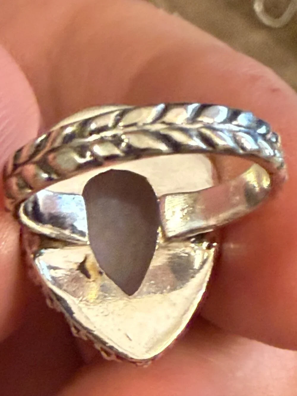 Sterling Silver Moonstone ring